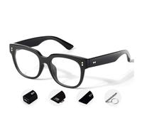 CGID Gafas Sin Graduar Mujer Hombre Lentes Transparentes Oversize Gruesa Cuadrada Grande Moda Monturas UV400