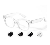 CGID Gafas Sin Graduar Mujer Hombre Lentes Transparentes Oversize Gruesa Cuadrada Grande Moda Monturas UV400