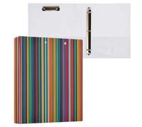 Cgiub Carpeta mexicana de 3 anillas de 3,8 cm, con bolsillos y portapapeles, organizador de documentos A4, se adapta a 200 hojas para el hogar, oficina, escuela, 1 paquete