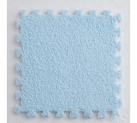 CGJseFH alfombras, Alfombra de Dormitorio | De Felpa Retales, Antideslizante Lavable, for Sala Estar, Dormitorio, for, Comedor(Light Blue)