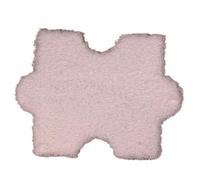 CGJseFH alfombras, Decoración De Sala Estar Mullida for Fácil Limpieza Alfombras Dormitorio Pelo Corto Suave Antideslizante Diseño Retales Coloridos Alfombra for Niños(White)