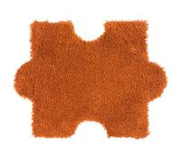 CGJseFH alfombras, Decoración De Sala Estar Mullida for Fácil Limpieza Alfombras Dormitorio Pelo Corto Suave Antideslizante Diseño Retales Coloridos Alfombra for Niños(Brown)