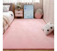 CGJseFH alfombras, For Dormitorio Habitación De Niños Alfombra Decoración del Hogar Alfombras Que No Se Desprenden Densas Peluda Extra Grande Lavable Antideslizante Comedor(Pink,200 * 300cm)