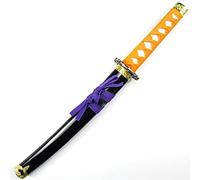 CGJseFH Espada samurái de Anime, Accesorios for Juegos de rol, Ideales for Cosplay, animación y representaciones. Armas Equipo Madera