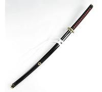 CGJseFH Espada samurái de Anime, Espada COS con Vaina, Ideal for utilería de representaciones. Madera Minghu