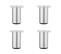 CGJseFH Patas para Muebles, 4 Uds Patas de sofá aleación Aluminio, Redondas Repuesto for, Soporte for Mesa, Silla, Escritorio, Armario, pie(180mm/7.1in)