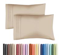 CGK Unlimited Juego de 2 Fundas de Almohada tamaño Queen, Almohadas de 20 x 26 y 20 x 30 para Dormir, 2 Piezas, Juego de Fundas de Almohada tamaño Queen