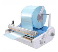 CGLYYDS Selladora automática, selladora Dental de Acero Inoxidable para Paquetes de esterilización con Cortador de Bolsas, selladora térmica Manual