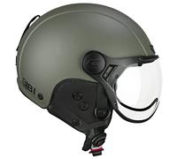 CGM EBI - Casco de esquí Unisex para Adultos, Verde Mate, XXL (61 cm)