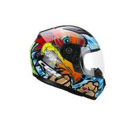 CGM - 265X LUCKY BOXER INTEGRAL CASCO Azzurro Rosso Verde