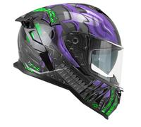 CGM 363R SHOT VILLAIN Negro Púrpura Verde fluorescente XS