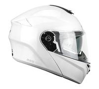 CGM ber Casco Modular, Adultos Unisex, Color Blanco, S (55-56cm)