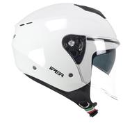 CGM Casco Abierto 126A IPER Mono Blanco, XXL (61 cm)