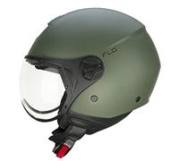 CGM Casco Abierto 167A FLO Mono Verde Mate Moldeado, XL (60 cm)