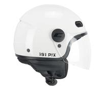 CGM Casco Abierto 191A Pix Mono Blanco Largo, XXL (59 cm)