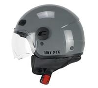 CGM Casco Abierto 191A Pix Mono Gris Moldeado, S (55 cm)