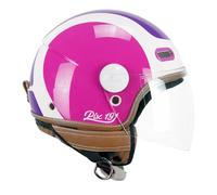 CGM Casco Abierto 191G Pix Sprint Violeta Fucsia neón Largo, L (57 cm)
