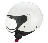 CGM Casco Abierto de 167 A FLO Mono Blanco Contorneado, XS (53-54 cm)
