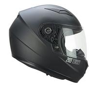 CGM Casco Infantil Junior Full Face, 265A Lucky Mono, Negro Mate, YS (48 cm)