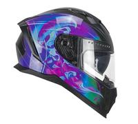 CGM Casco Integral, 311S Blast Jelly Negro Violeta, L (59 cm)