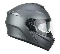 CGM Casco Modular, 568A ber Mono Antracita Satinado, M (57-58 cm)