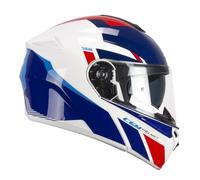 CGM Casco Modular, 568S ber Sport, Blanco y Azul, XS (53-54 cm)