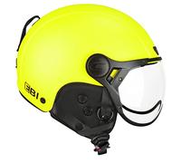 CGM EBI - Casco de esquí Unisex para Adulto, Amarillo neón Mate, S (55-56 cm)