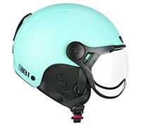 CGM EBI - Casco de esquí Unisex para Adulto, Azul Claro, Talla XXS (51-52 cm)