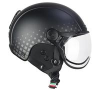CGM EBI - Casco de esquí Unisex para Adulto, Color Negro y Gris Mate, XS (53-54 cm)