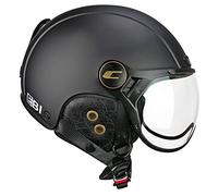 CGM EBI - Casco de esquí Unisex para Adulto, Negro Mate, L (59 cm)