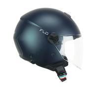 CGM FLO Casco Jet, Adultos Unisex, Petróleo Satinado, M1 (56cm)