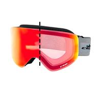 CGM Máscara de esquí 781A MAG Negro|Fotocromática IRIDIUM PLUS Roja S1-S3 (8%-80%)