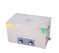 CGOLDENWALL 30L Limpiador Ultrasónico Mecánico 40,000Hz 600W Calentador de Acero Inoxidable Ideal para Limpieza de Joyería, Gafas, Dentadura, Disco, Reloj y Más PS-100