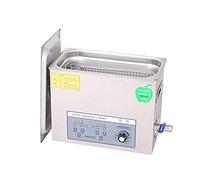 CGOLDENWALL 6L Limpiador Ultrasónico 40,000Hz de Potencia Ajustable 70-180W de Acero Inoxidable con Control de Temperatura Constante Limpieza para Disco de Vinilo, Piezas de Precisión