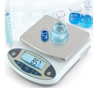 CGOLDENWALL Balanza Científica Analítica de Laboratorio de Gama Grande Báscula Electrónica Digital Inteligente de Alta Precisión de 0.1g 丨Ya Calibrado y Lista para Usar丨 (5kg, 0.1g)