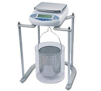 CGOLDENWALL Equilibrio hidrostático electrónico 0.1g pantalla LCD para medir volumen de densidad sólida en la industria Escuela Laboratorio Construcción de carreteras (20 kg, 0.1 g sin soporte)