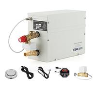CGOLDENWALL Generador de Vapor para Sauna 3KW 220V de Casera, Ideal para Sauna/Ducha/Baño/SPA, con Sistema de Autodrenaje, Controlador Digital LED 35-55℃ para 3 m³ de Espacio Calentar