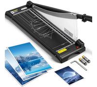 CGOLDENWALL Guillotina Industrial A3 con Posicionamiento Láser, Capacidad 10 Hojas A3-A6 Cortador de Papel de Alta Precisión con Protección para Papel/Fotos/Cartulina (A3)