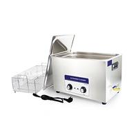 CGOLDENWALL JP-100 - Limpiador ultrasónico para tarjeta de memoria (30 L, máquina de limpieza, placa de ordenador, arandela ultrasónica, calentador mecánico y temporizador)