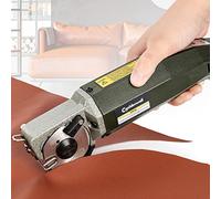 CGOLDENWALL YJ-50 Cortador de Tela Industrial Portátil con 20mm Grosor de Corte Mayor Tijera Eléctrico con Cuchillo de 50mm Ideal para Cortar Gamuza Textil Cuero Papel