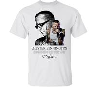 CGQZAPIBV Chester Bennington Legends Never Die Signatures Shirt, T-Shirt