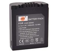 CGR-S006E DSTE Batería de Repuesto Compatible con S006E,CGR-S006A/1B,CGA-S006E,CGA-S006,DMW-BMA7 y Panasonic DMC-FZ28EFK,DMC-FZ28EFS,DMC-FZ18EB,DMC-FZ18EG,DMC-FZ18EGS