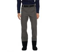 CGRSDSD Vadeadores De Pesca Vadeadores de Pesca for Hombre, Pantalones de vadeo con Cintura, Tela Impermeable de Tres Capas con Calcetines de Neopreno en días fríos(L)