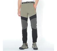 CGRSDSD Vadeadores De Pesca Vadeadores de Pesca for Hombre, Pantalones for vadear con Cintura, Tela Impermeable de Tres Capas con Calcetines de Neopreno en Agua fría(Khaki,S)