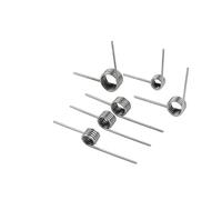 Cgshop-Resorte comprimido Wire Diameter 0.8mm 3/6/9 Turns Various Torsion Springs 60 Degree V-Shaped Torsion Springs, 10pcs, Buena elasticidad y más duradero(4.8mm(6 laps),4.5mm(10 Pcs))