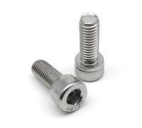 Cgshop-Tornillos de cabeza hexagonal M3 M4 M5 M6 M8 316 A4-70 Stainless Steel Head Bolt Hexagon Hex Socket Head Cap Screw, Apriete para evitar que se afloje(50mm,M3 10pcs)