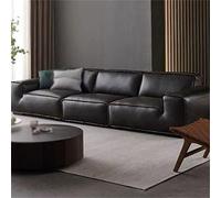 CGTENBS Elegante sofá vintage tapizado de cuero, espuma de espuma, muebles de dormitorio (E)