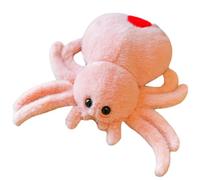 CGTQROVR Peluche de araña de 9, 8 Pulgadas, Ojos Grandes Decorativos, adorables Animales de Peluche de Halloween, Animales de de araña Suaves, Divertidos Regalos de Fiesta para niños y niñas Style2