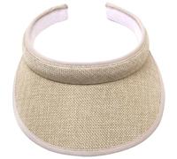CGTQROVR Visores del Sol para Mujeres Hombres protección UV-Ancho de ala Ancha Gorro de Visor sin Tope Sombreros de Sol Transpirables para Ciclismo de Verano Pesca Corriendo trotando