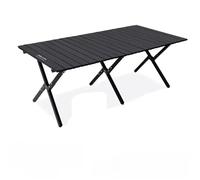 CGUOHU 1 Juego de Escritorio Plegable, Mesa turística, mesas Centro, Equipo Camping, liquidación, jardín, salón, Muebles Hotel para Mesa Auxiliar(150 tableand6chairA)